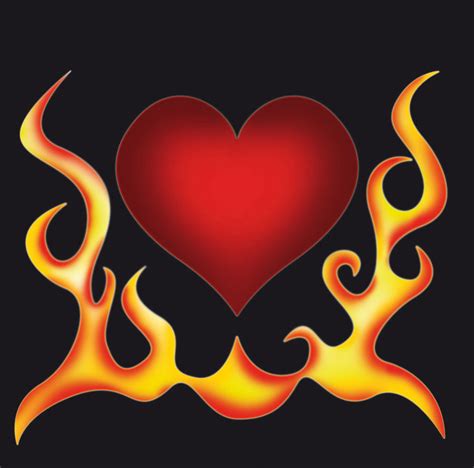 Free Heart With Flames Download Free Heart With Flames Png Images
