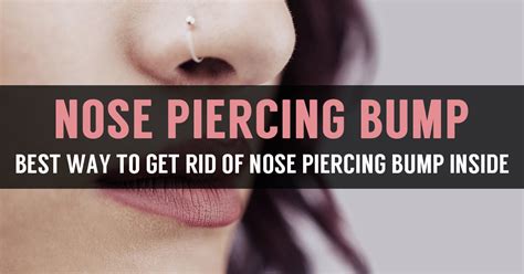 Bump Inside Nose Piercing