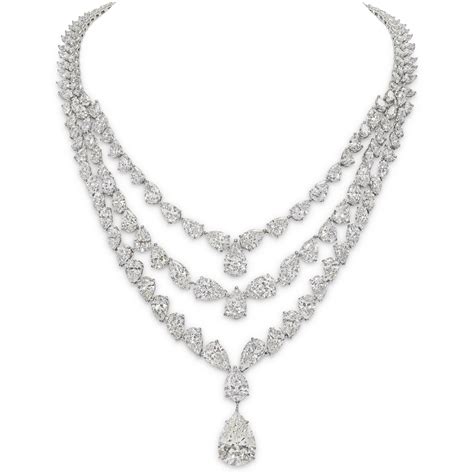 Diamond Necklace Pear Shaped Jahan Jewellery