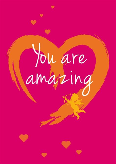 You are amazing | Love Cards & Quotes 🌹💌 | Send real postcards online