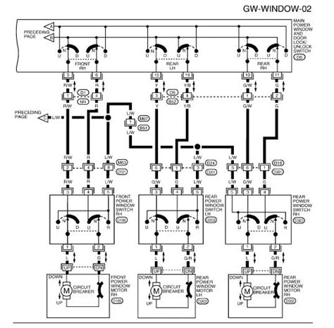 This information outlines the wires location, color and polarity to help you identify the proper connection spots in the vehicle. I need the wiring diagram for the pin connector on a drivers side door window switch for a 2003 ...
