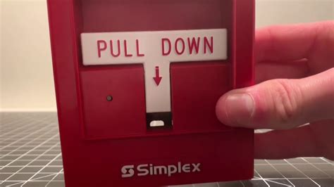 Four Different Simplex T Bar Pull Stations Fire Alarms Youtube