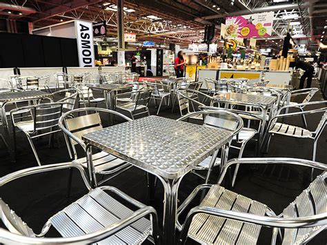 Nothing adds to a restaurant's atmosphere like the right dining furniture. Aluminium Cafe Chair | Event Hire UK
