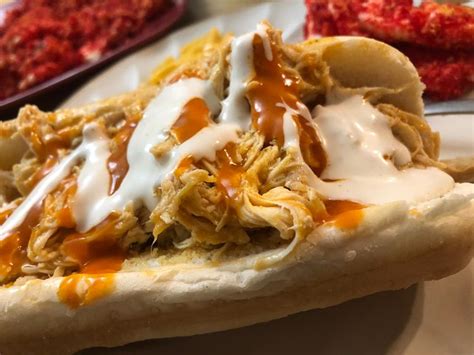 What i do know is that i grew up loving them. Easy Crockpot Shredded Buffalo Chicken Sandwiches