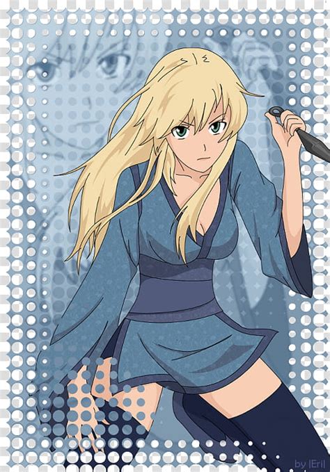 Naruto Oc Yellow Haired Female Anime Character Transparent Background