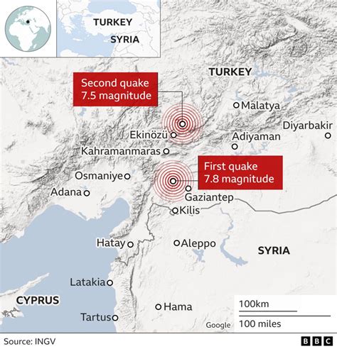 Turkey Earthquake Where Did It Hit And Why Was It So Deadly Bbc News