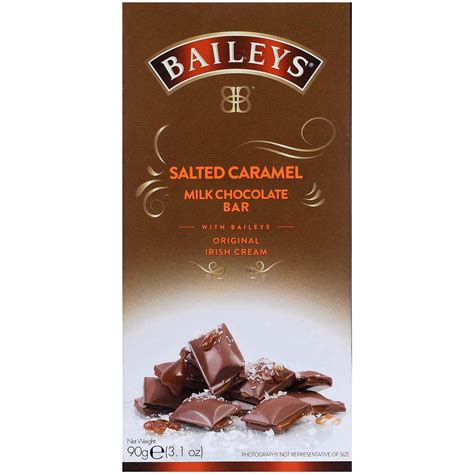 baileys milk chocolate bar salted caramel 90g online kaufen im world of sweets shop