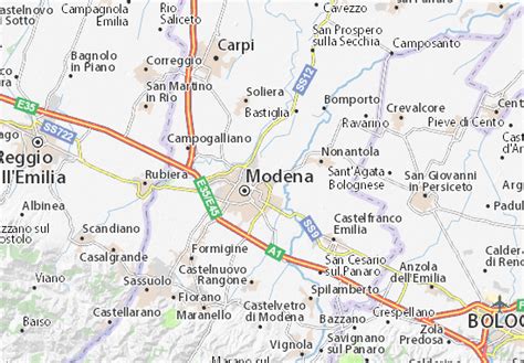 Michelin Modena Map Viamichelin