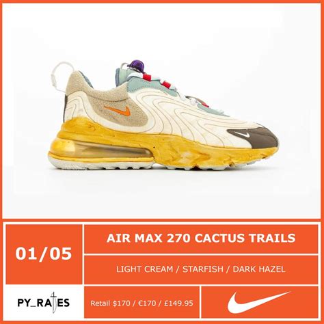 The colourway comes straight from the am 93 og, and the giant air bubble at. Travis Scott x Nike Air Max 270 React 将于 5 月 1 日登场 | KIKS