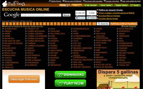 We did not find results for: FullTono, escucha online cualquier estilo o género musical ...
