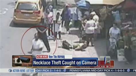 Video Thief Rips Necklace From Woman Caught On Camera 6abc Philadelphia