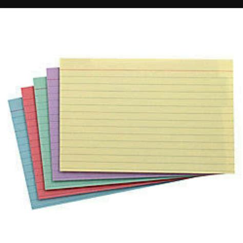 Oxford ruled index cards are ruled on one side for easy note taking. Colored index card 3x5 or 1/8 | Shopee Philippines