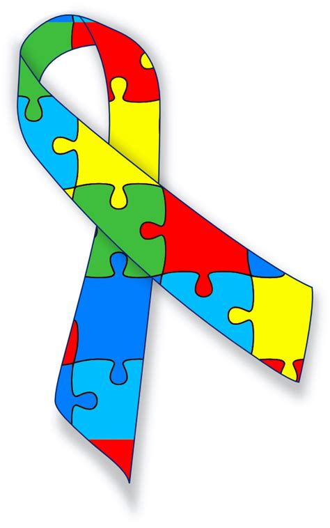 Autism Awareness Ribbon Vector Clipart Best