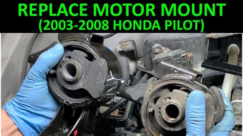 Replace Motor Mount On Honda Pilot Youtube
