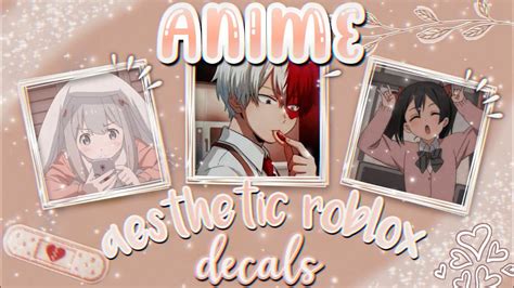 Roblox Decals Anime Aesthetic Anime Icon Decal Id For Your Royale My