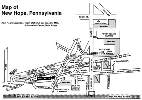 Map Of New Hope Pa Map Of The World