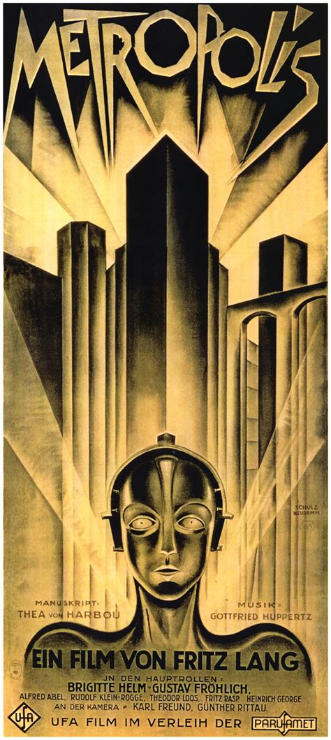 Metropolis Retro Poster Movie Posters Vintage Vintage Movies Film