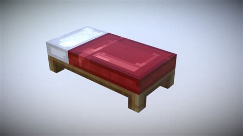 Bed Minecraft Download Free 3d Model By Jdanielhes Jdanielhe [223dd9d] Sketchfab