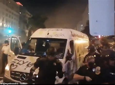 Donald trump supporters forced their way into the us capitol building, which is where the united states congress meet to write laws for the country. BLM protester arrested in DC was also at Kenosha and Portland riots | Daily Mail Online