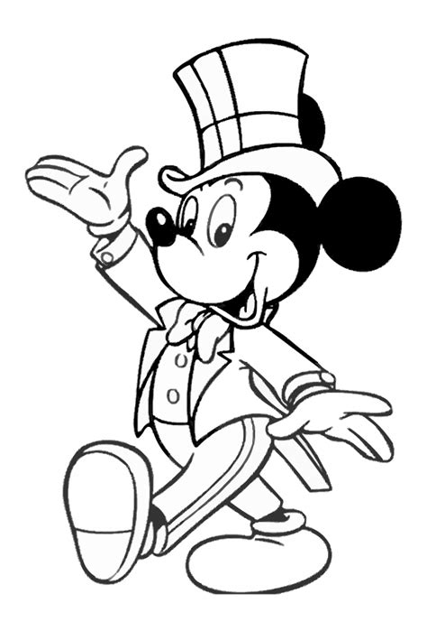 Dibujo 23 De Mickey Mouse Para Colorear