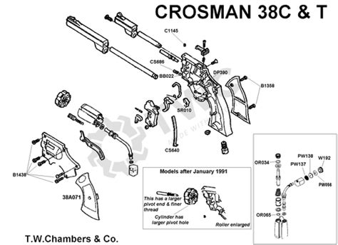 Airgun Spares Crosman Page 1 T W Chambers And Co
