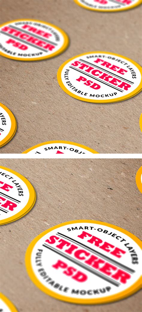 stickers mockup psd graphicsfuel