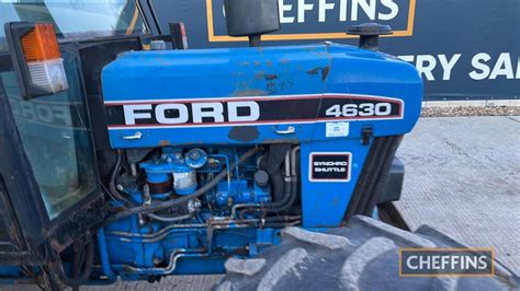 Ford New Holland 4630 4wd Tractor Cw 2 Spool Valves Registration