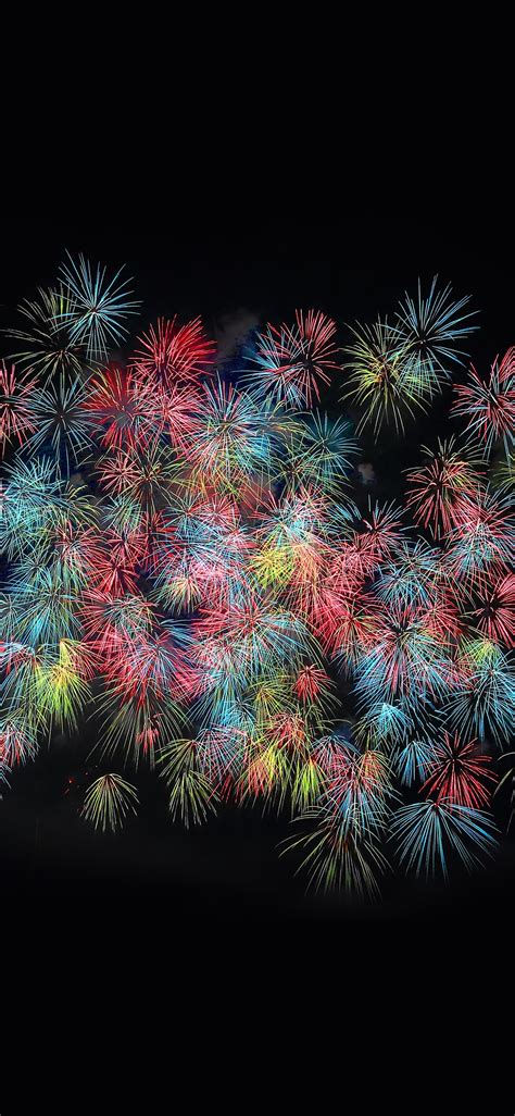 Firework Art Pastel Night Dark Color Iphone X Wallpapers Free Download
