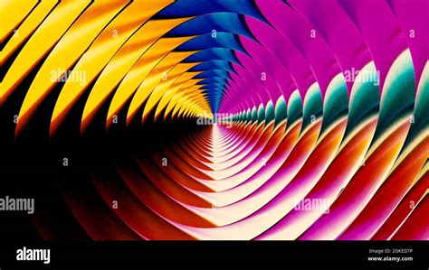 Abstract Radial Swirling Vortex Motion Background Motion Gradient