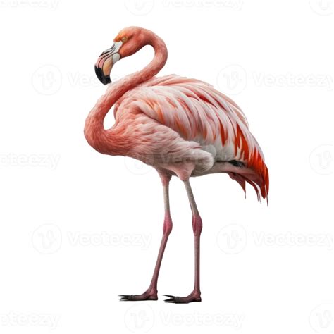 Cute Pink Flamingo 22918419 Png