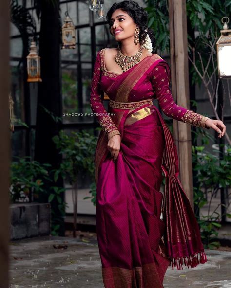 Latest Silk Saree Blouse Designs For South Indian Brides 2023 Artofit