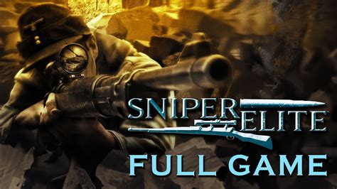 Sniper Elite 1 Full Game Walkthrough Youtube