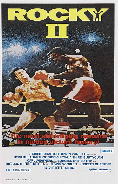 Movie Poster Rocky Ii 1979 24x36 Posters And Prints