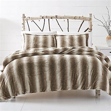 Do you assume dkny comforter set seems great? Leena Reversible Cozy Faux Fur Comforter Set in Grey ...
