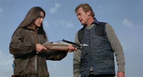 Carol Bouquet And Roger Moore From For Your Eyes Only James Bond