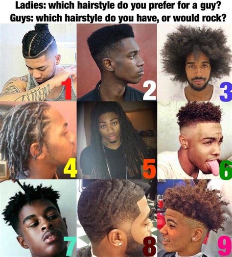 Black Mens Haircut Chart