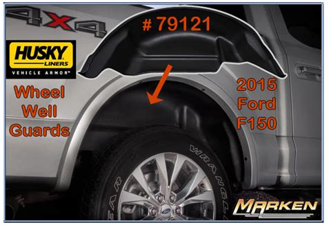 Husky Rear Wheel Well Guards Part 79121 And X Act Contour™ Floor
