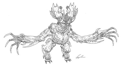 Pacific rim coloring pages sketch coloring page. Image - Kaiju Concept Art 09.jpg | Pacific Rim Wiki ...