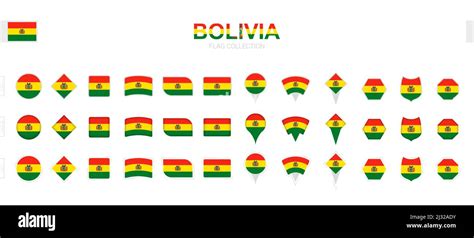 Large Collection Of Bolivia Flags Of Various Shapes And Effects Big