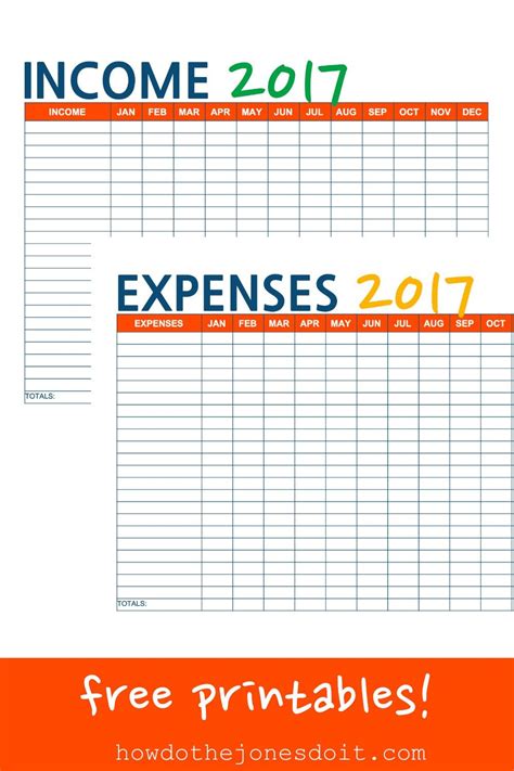 For new business, this template is particularly important. Income and Expense Printables | Finance, Printables, How ...