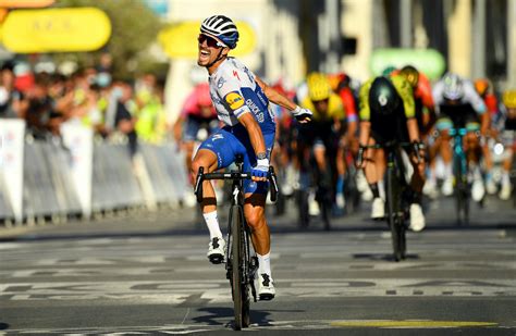Tour de France stage 2: Alaphilippe takes stage from three-up sprint ...
