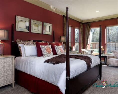 Red Walls Bedroom Design Ideas Pictures Remodel And