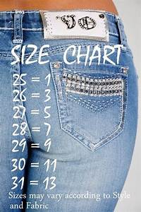 Jeans Size Chart Very Helpful Fashion Jeans Size Chart Style