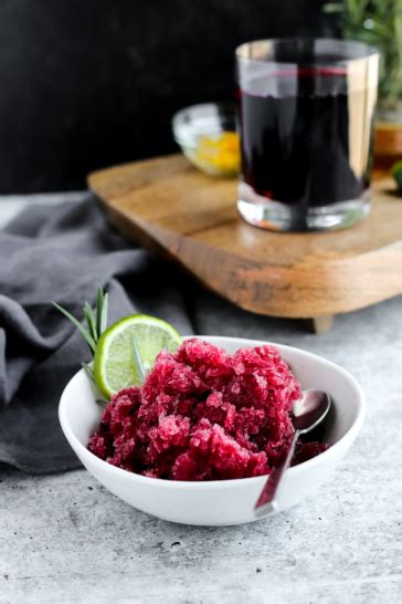 Cranberry Granita Recipe With Jalape O And Lime