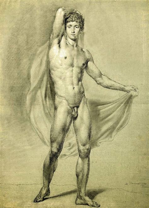 Coraltigerpizza Jean Grandjean Dutch 1755 1781 Standing Male Nude 1779