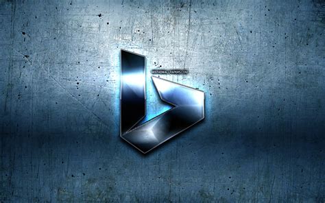 Download Wallpapers Bing Logo Blue Metal Background Search System