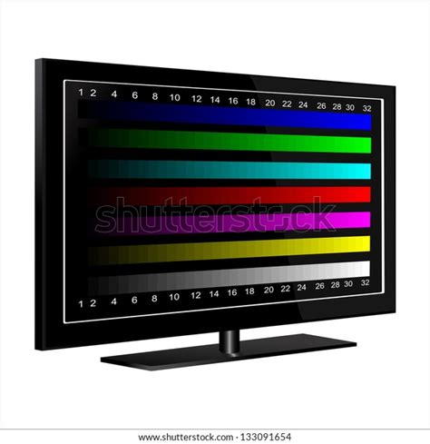 Tv Color Test Pattern Test Card Stock Illustration 133091654 Shutterstock