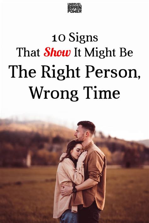 Right Person Wrong Time 10 Signs And How To Deal With It