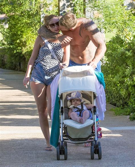 Dan Osborne And Jacqueline Jossa Seen Getting Cosy On The Beach With Their Daughter Ella In The