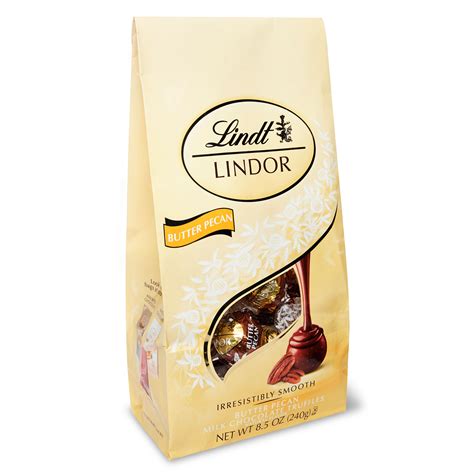 Lindt Lindor Butter Pecan Milk Chocolate Truffles Nutrition